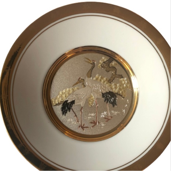 The Hamilton Collection -The Japanese Floral Calendar CHOKIN Set of 4. - Picture 7 of 10
